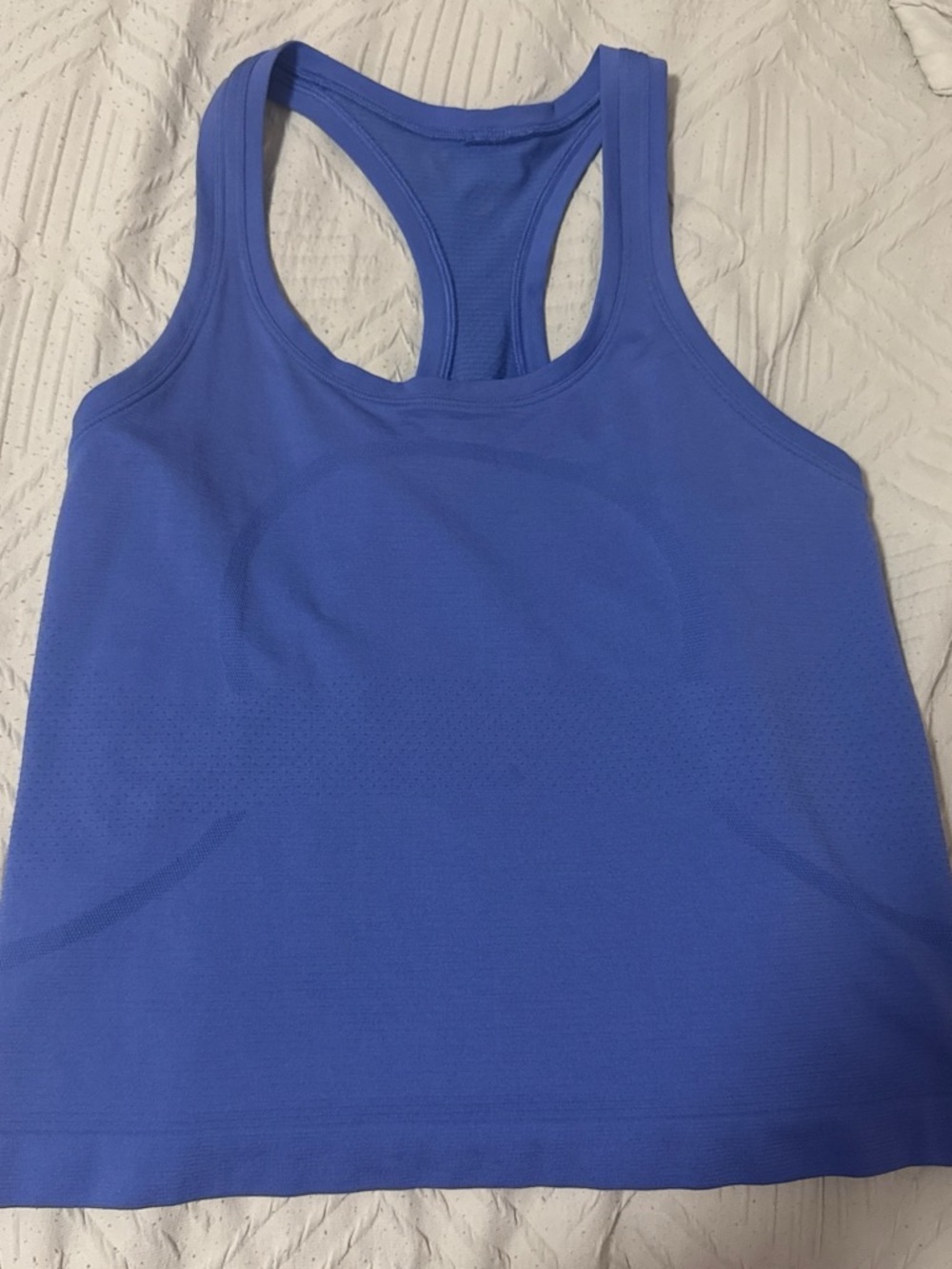 lululemon athletica Blue Racerback Tank Top